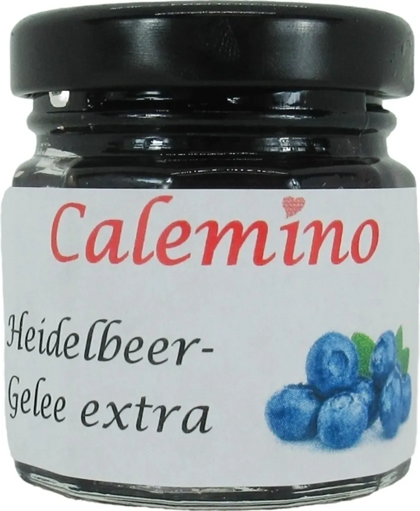 Calemino Extra blueberry jelly with brown cane sugar 50g