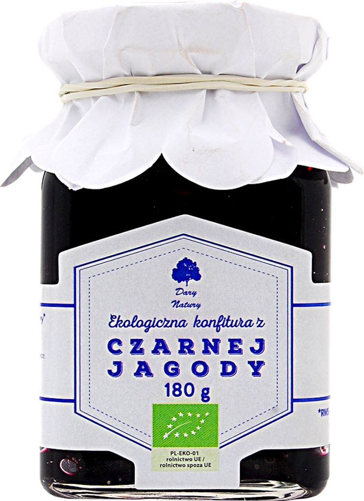 BLUEBERRY jam 180 g - DARY NATURY
