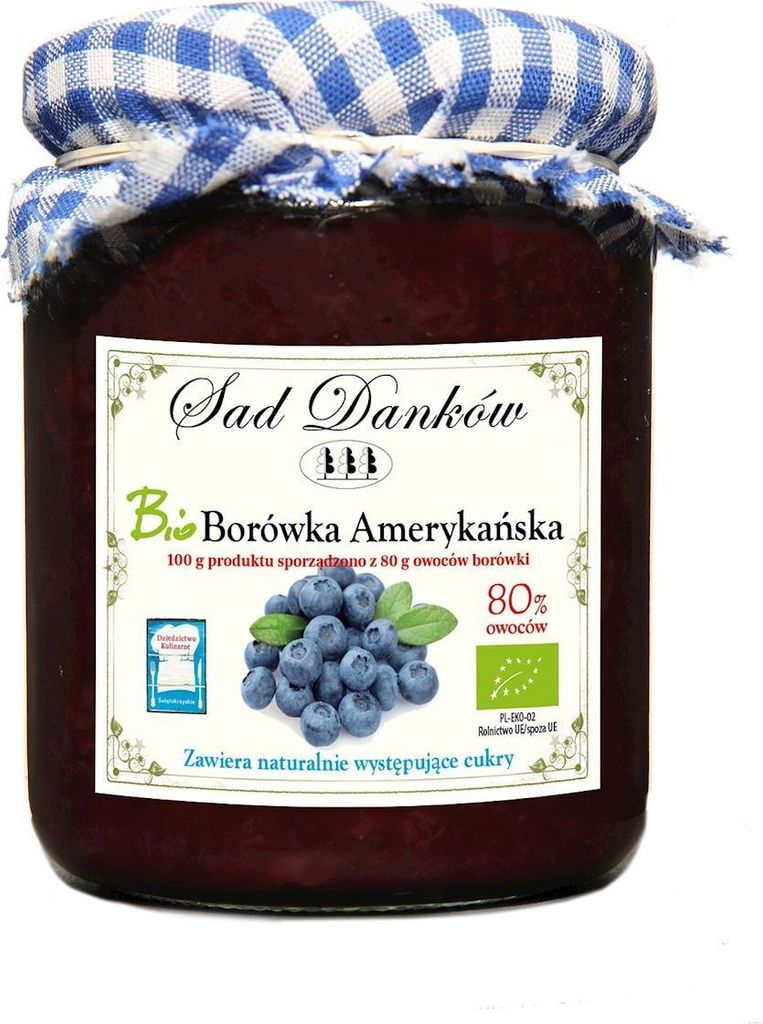 Biogo BLUEBERRY 80% 260 g - SAD DANKÓW
