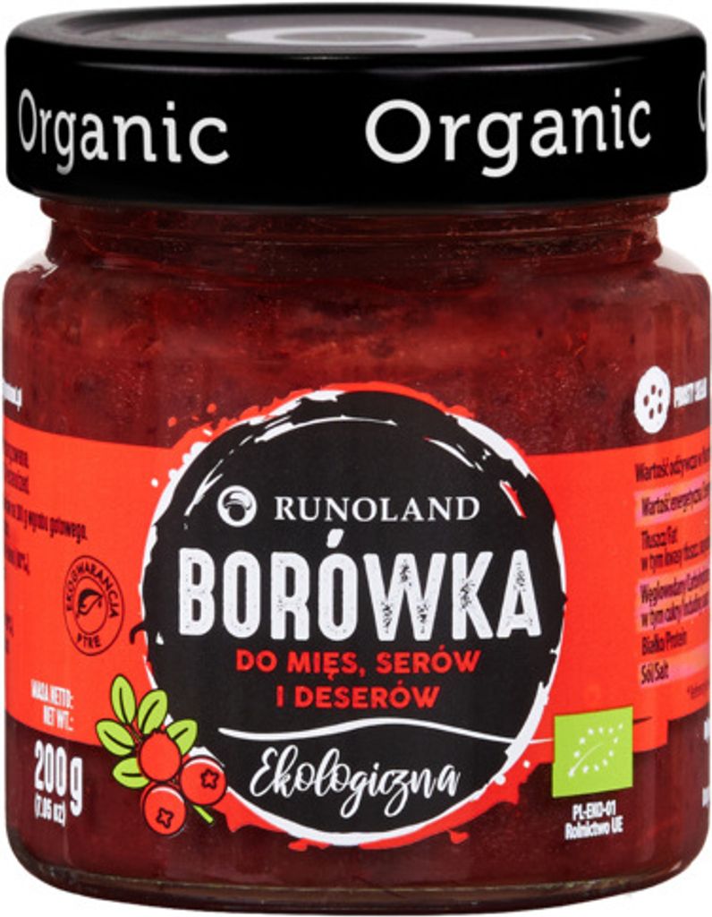 Biogo Blueberries for Meat, Cheese, and Desserts 200 g - RUNOLAND