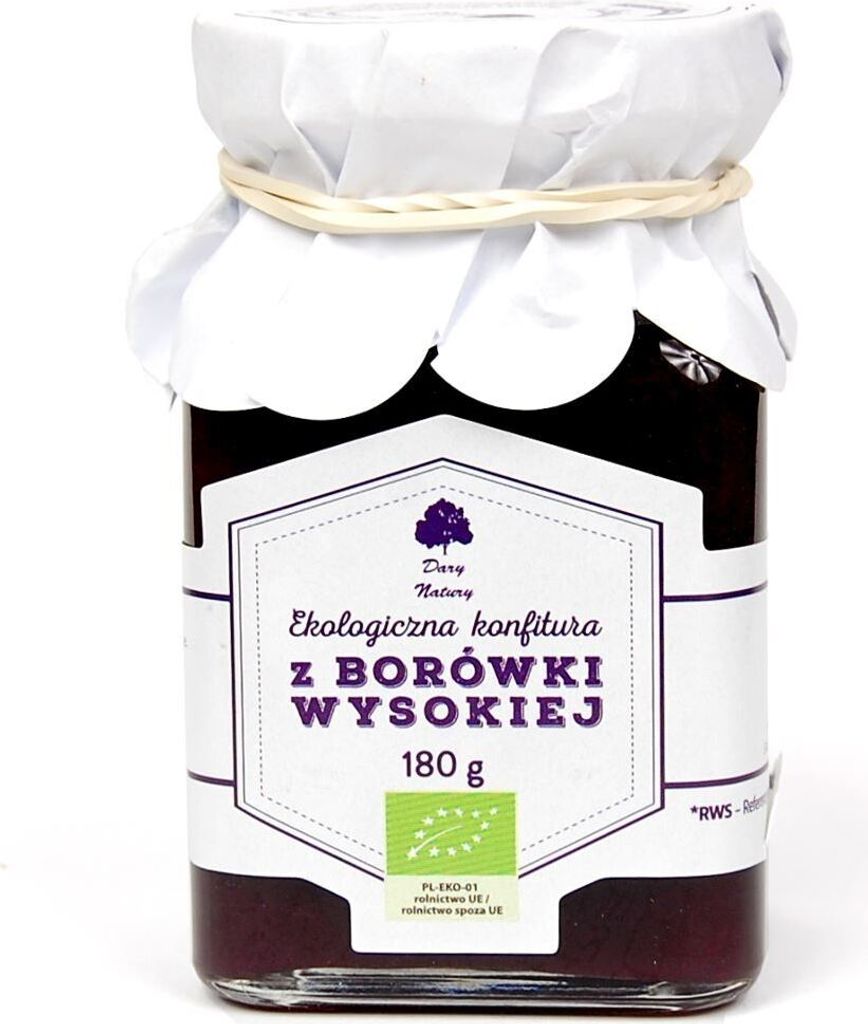 BLUEBERRY JAM 180 g - DARY NATURY