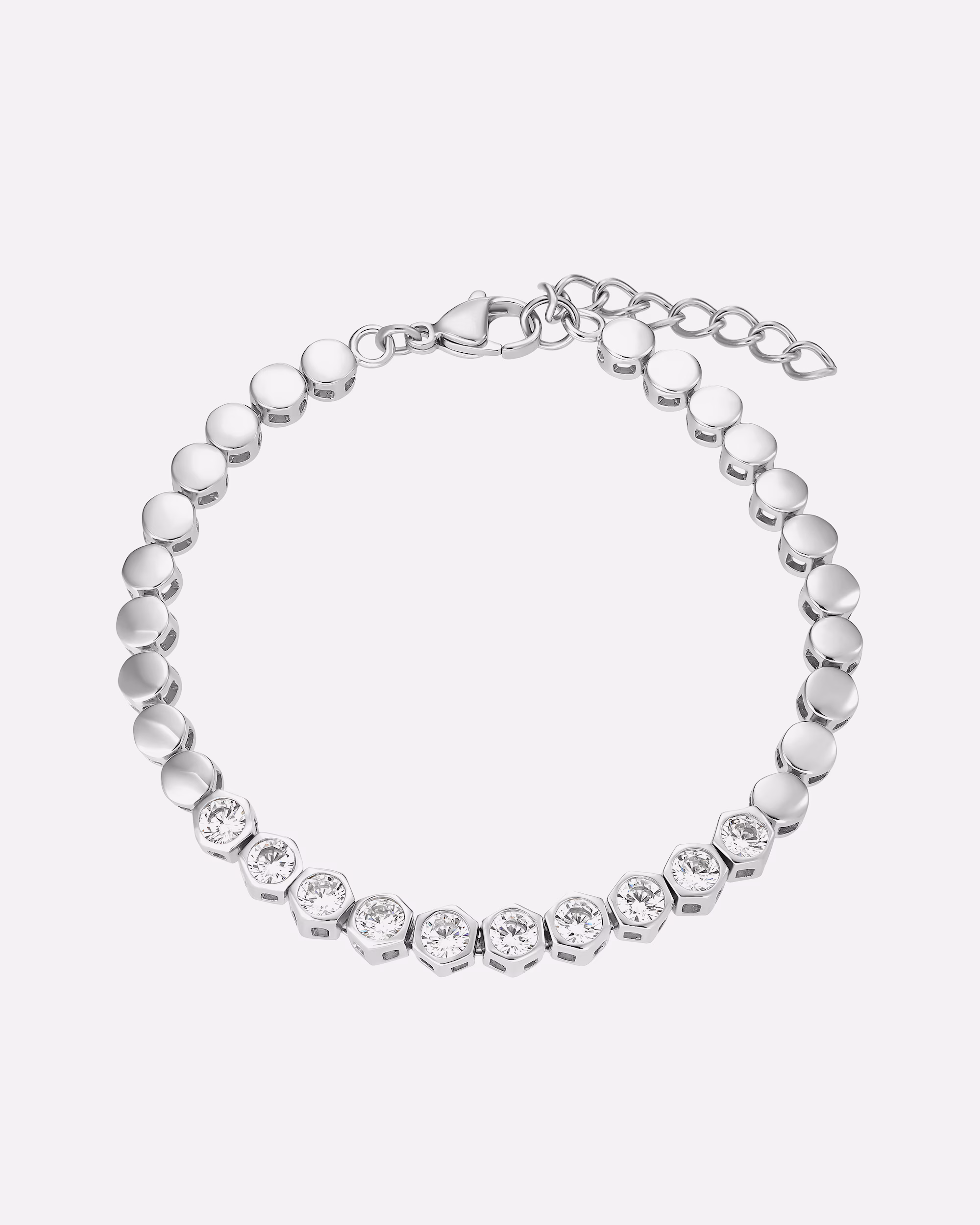 Heideman Bracelet Bracelet Nevio polished silver