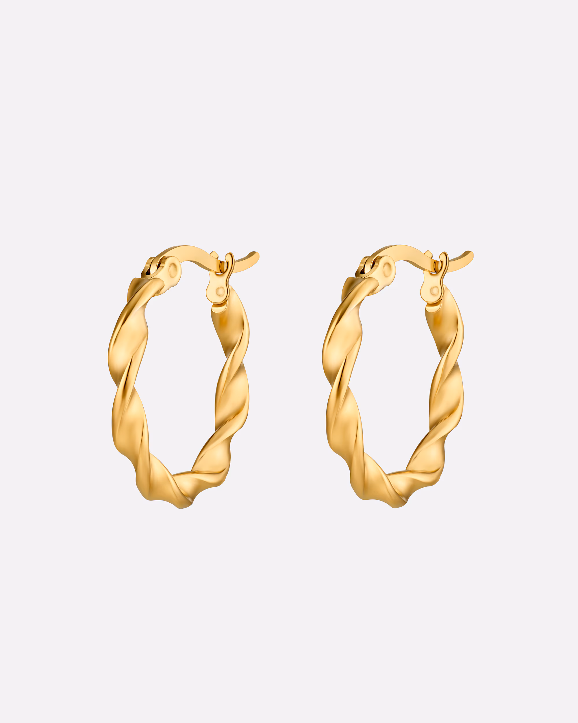Heideman earring earrings Domed gold-colored