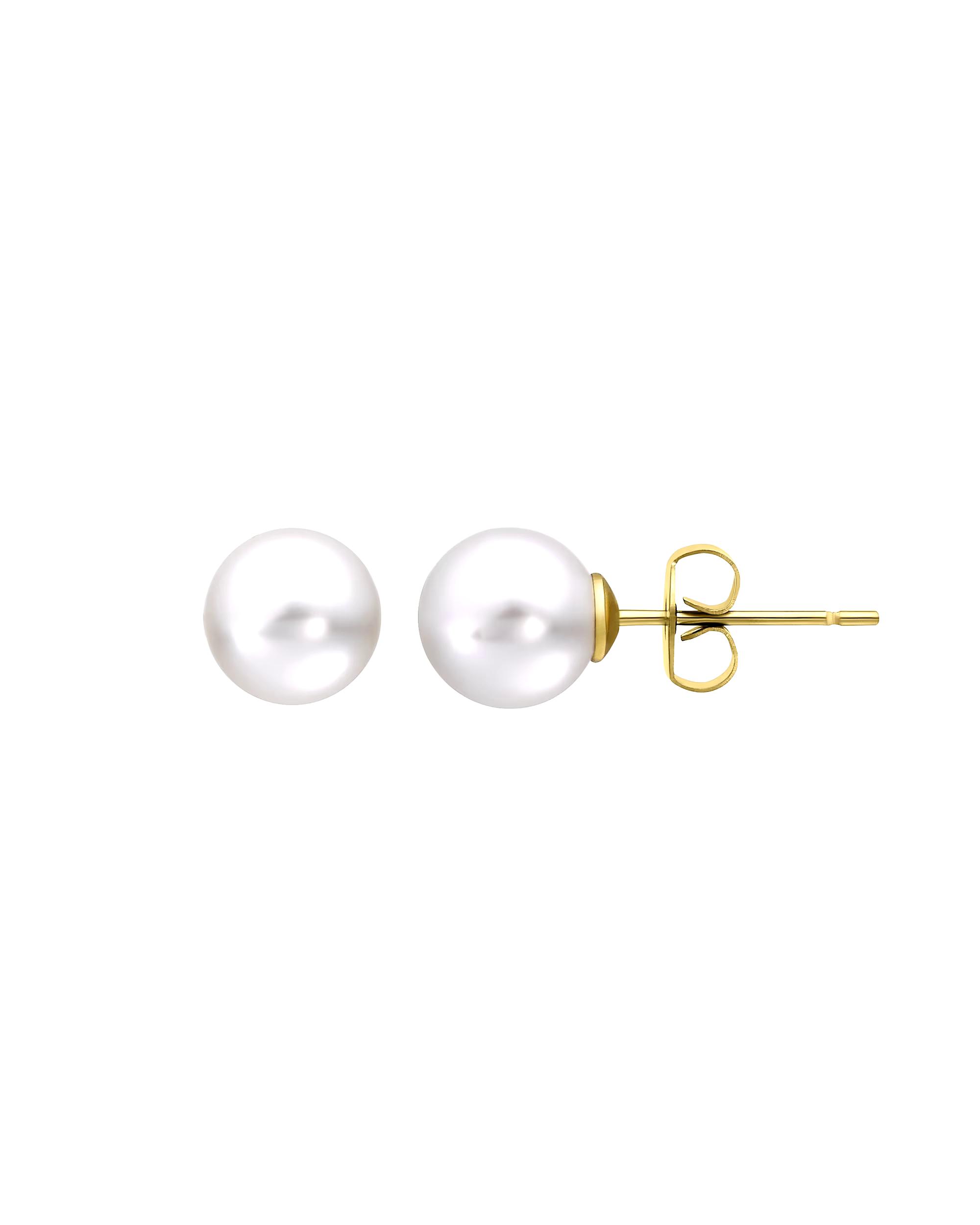 Heideman earring earrings stud earrings white