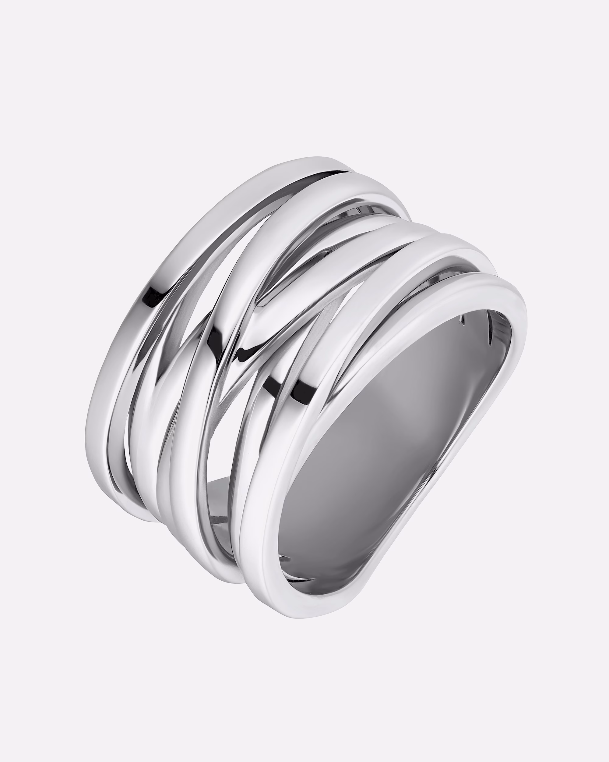 Heideman ring women's ring Serpi polished silver