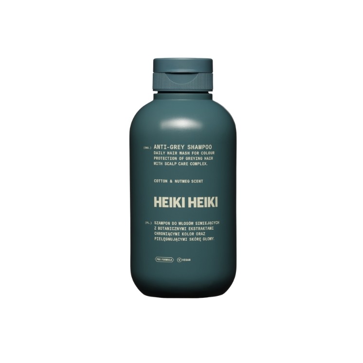 Heiki Heiki Anti-Grey Anti-Gray Shampoo Cotton&Nutmeg 250 ml