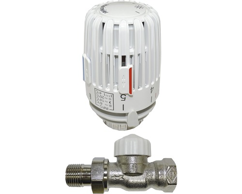 Heimeier thermostatic valve set 1/2" V-Exact II passage presettable