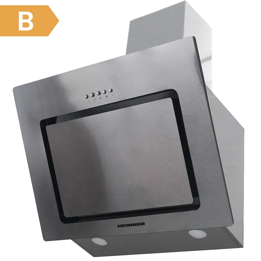Heinner DCH-650RIX cooker hood Wall-mounted Stainless steel A 594.5 m³/h