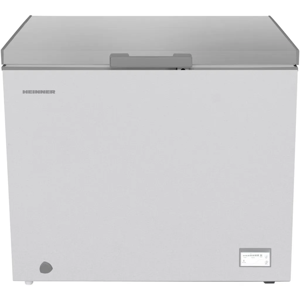 Heinner HCF-HM246CSE++ Chest Freezer 246 L, Convertible (Refrigerator/Freezer), Inverter, Silver
