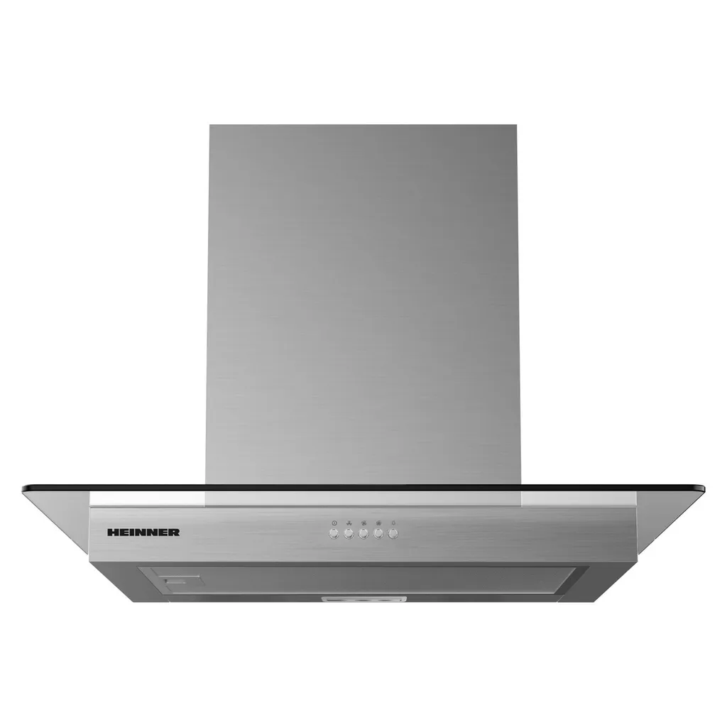 Heinner HDCH-MD630GIX Wall-Mounted Extractor Hood 60 cm, 630 m³/h, 3 Speeds, 215 W Motor, Silver