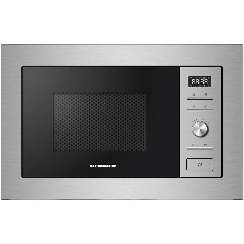 Heinner HMW-MDBI28GDIX Built-in Microwave Oven 28L, 900W, Grill 1000W, Defrost, Stainless Steel
