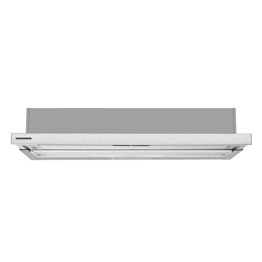 Heinner HTCH-490IX Built-in Extractor Hood 90 cm, 413.5 m³/h, 2 speeds, 105 W motor, Silver