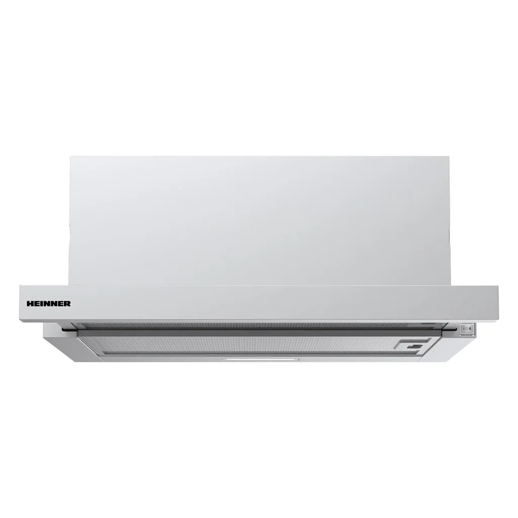 Heinner HTCH-MD600IX Built-in extractor hood 60 cm, 630 m³/h, 2 speeds, 215 W, 1×1.5 W LED, Silver