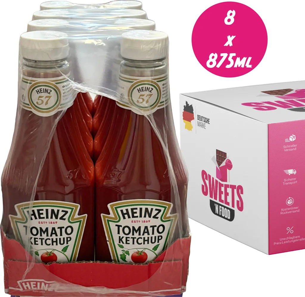 Heinz Tomato Ketchup 8 x 875ml