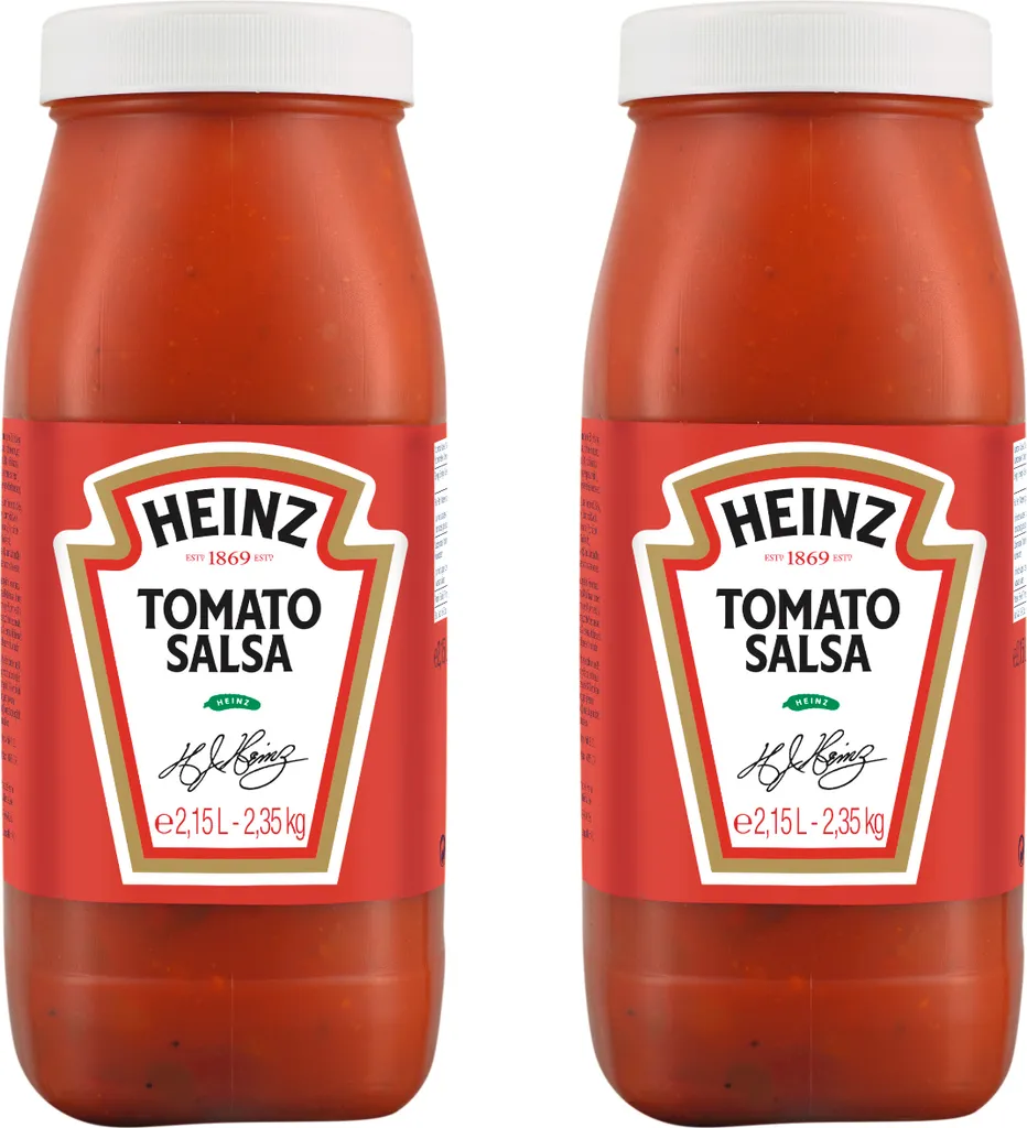 Heinz Tomato Salsa chunky sauce in plastic jug 2150ml 2-pack