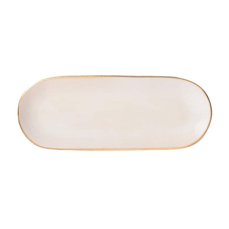 Heirol x nosse edge serving plate 12.2 x 30cm