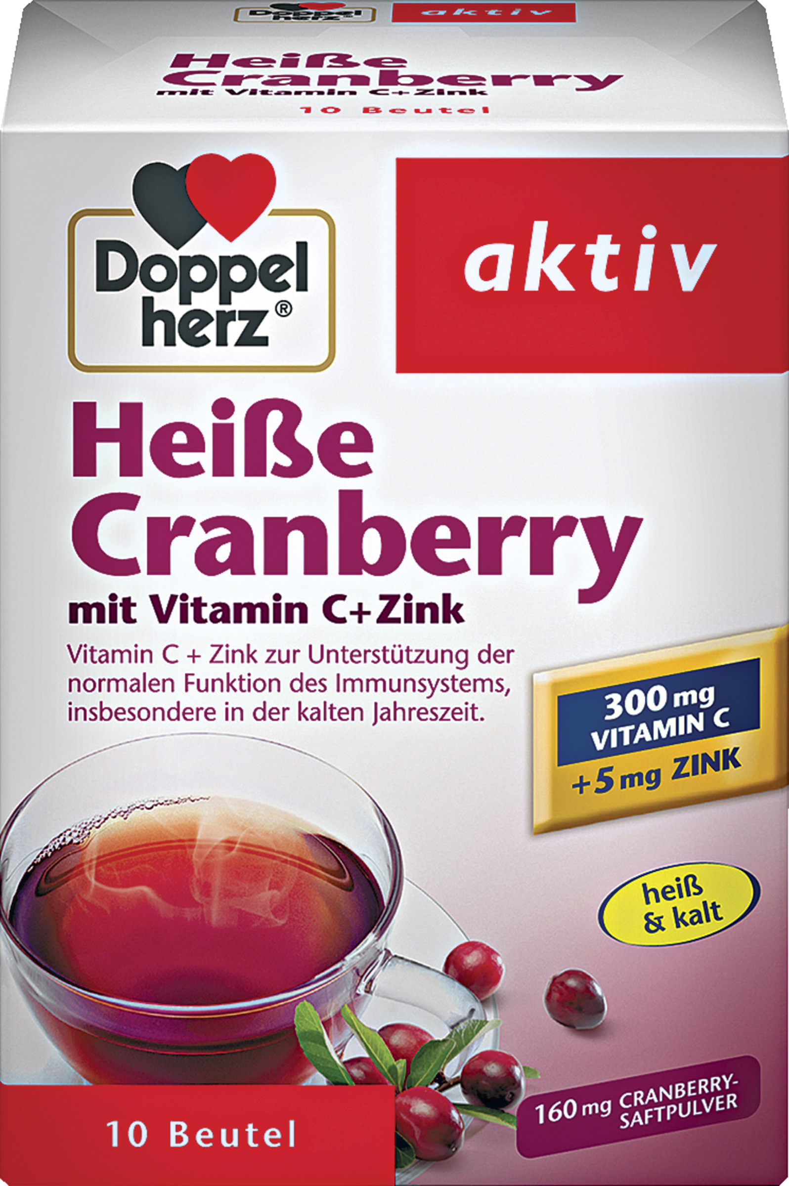 Doppelherz Hot cranberrymit vitamin C + zinc