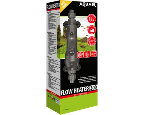 Heater AQUAEL FLOW HEATER 2.0 300 W Flow heater for installation outside the aquarium Hose 16/22 and 19/25 mm Smart Heating System