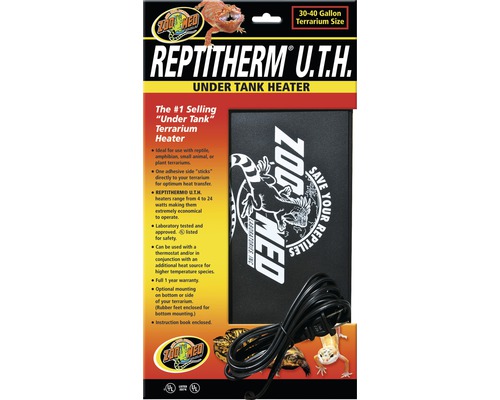 Heating mat ZOO MED Reptitherm U.T.H. 20x30cm 75-100L 16W