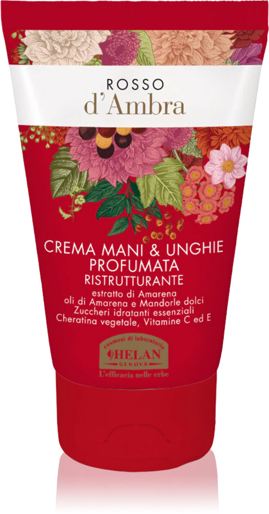 Helan Rosso d'Ambra Scented Hands & Nails Cream moisturizing cream for hands 50ml