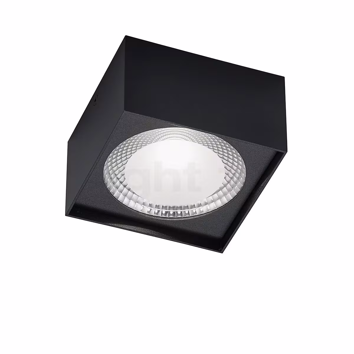 Helestra surface-mounted light 12/12/7 cm, Black