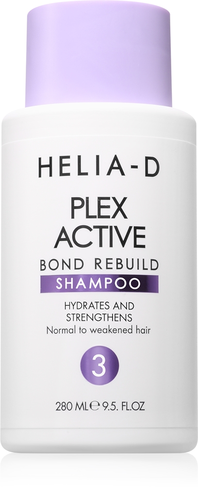 Helia-D Plex Active Bond Rebuild strengthening shampoo for all hair types