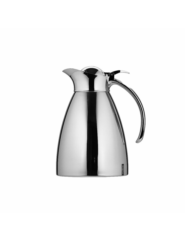 Helios Brilliant Stainless Steel Insulated Jug 1.0 L Hinged Lid