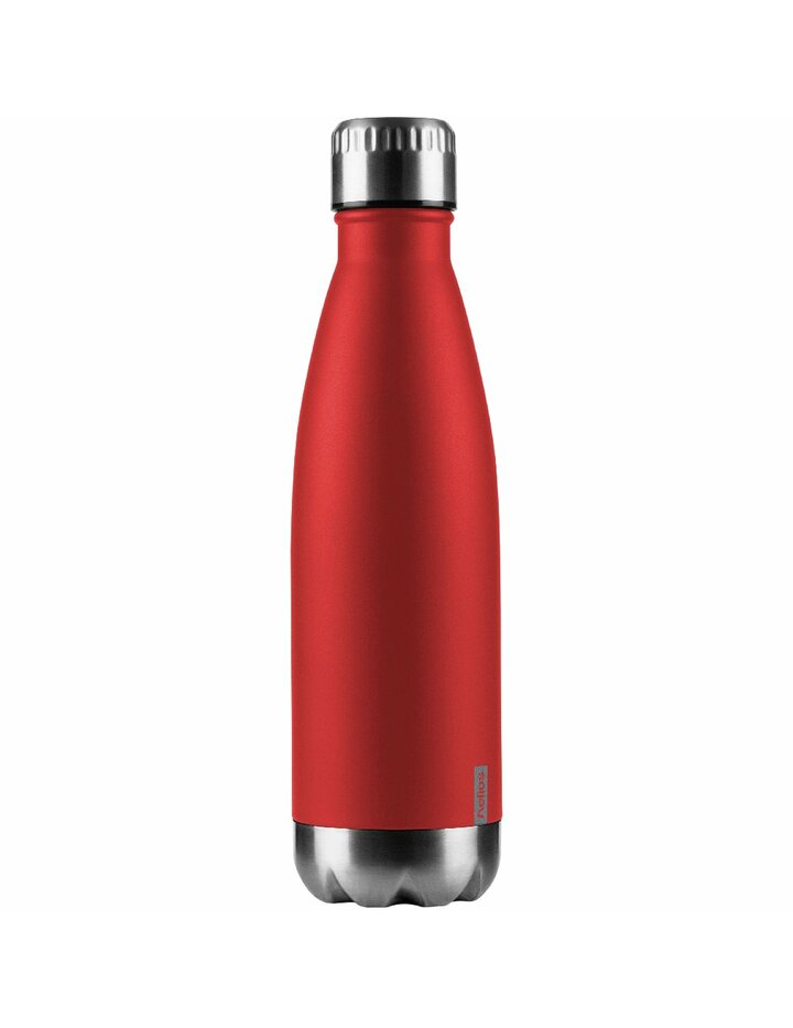 Helios Enjoy Stainless Steel Insulated Bottle 0.5 L Red