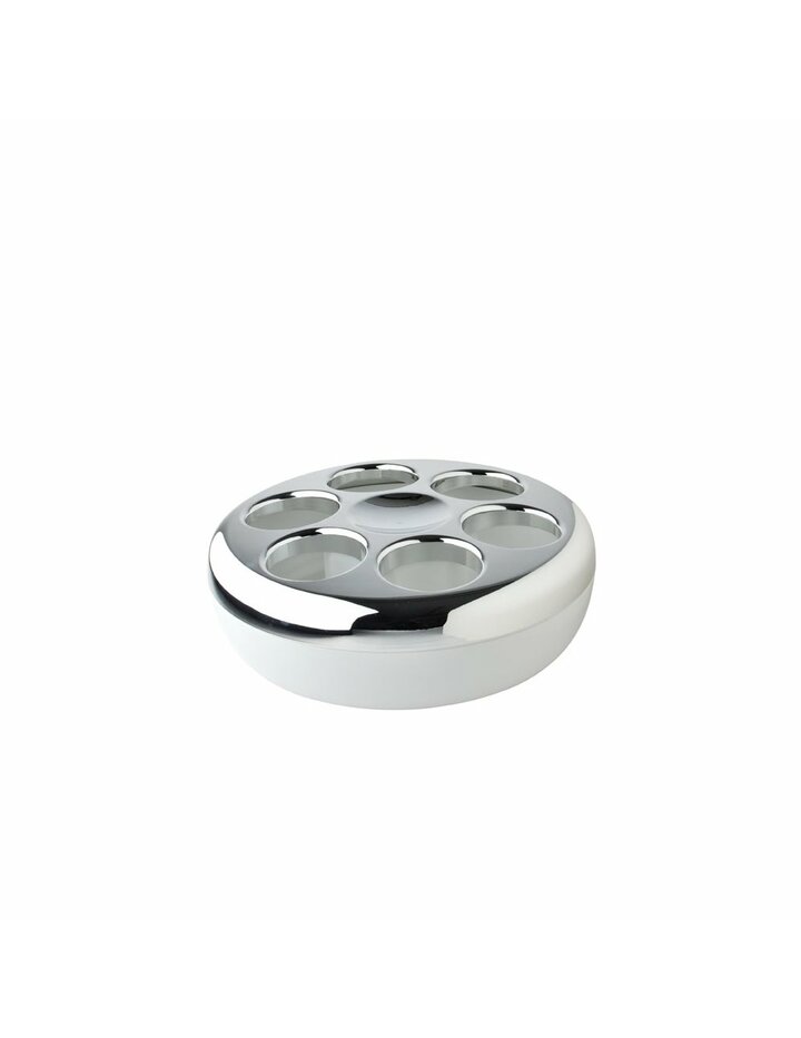Helios Pure Bottle Cooler, White/Chrome