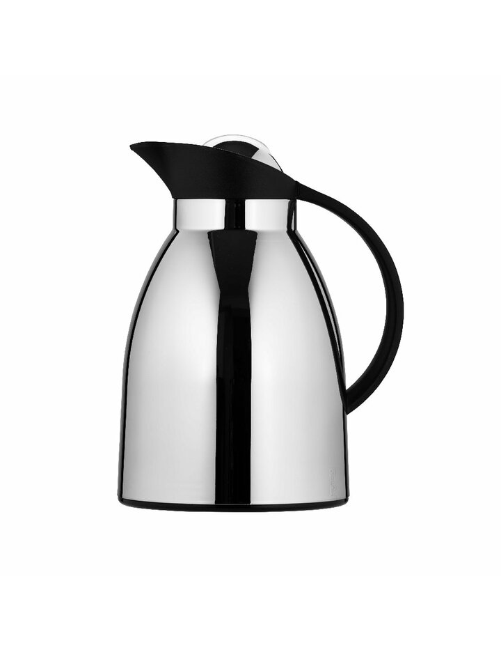 Helios Shiny Insulated Jug 1.0 L Chromed / Black