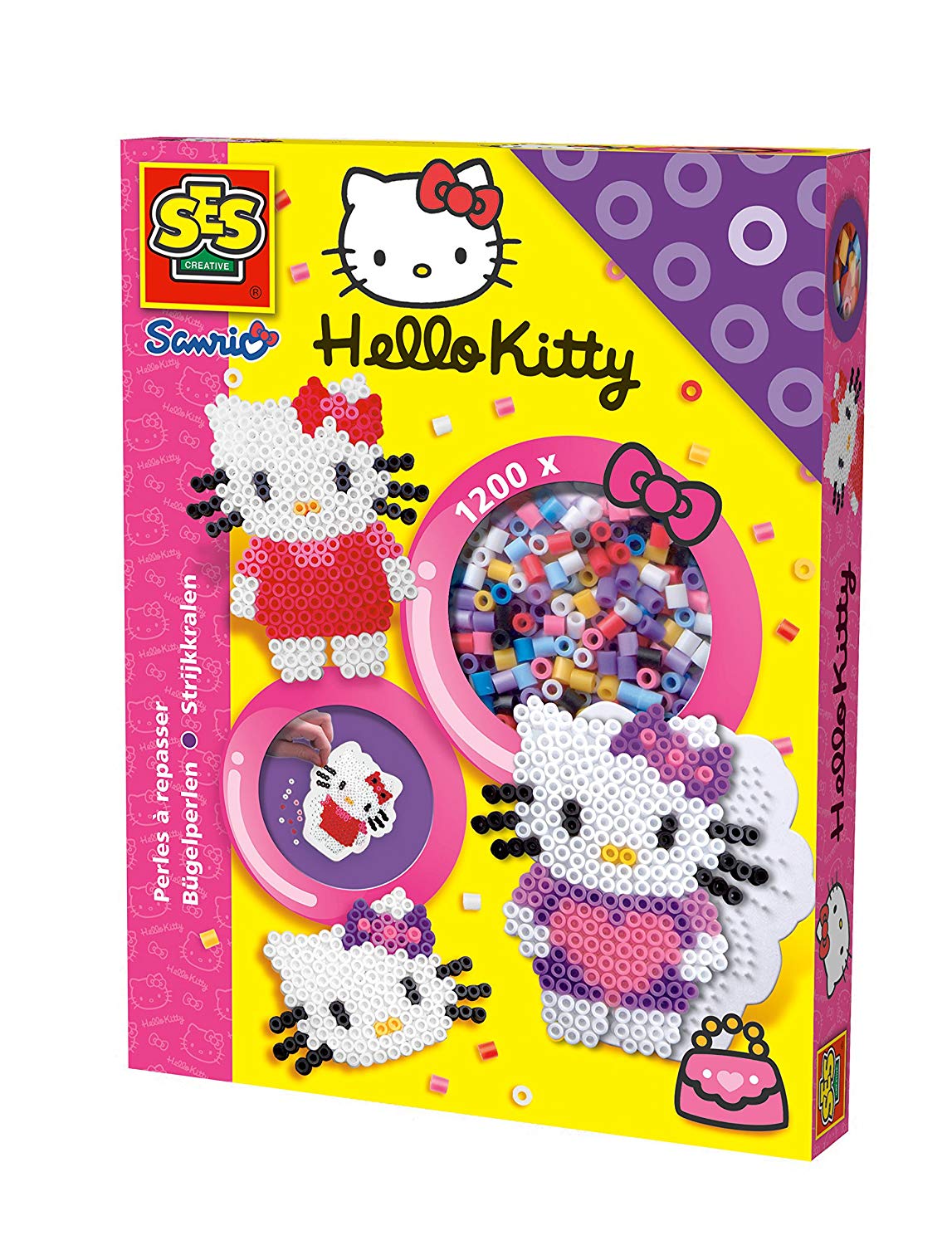SES Creative Hello Kitty Beads And Plate Gift Set