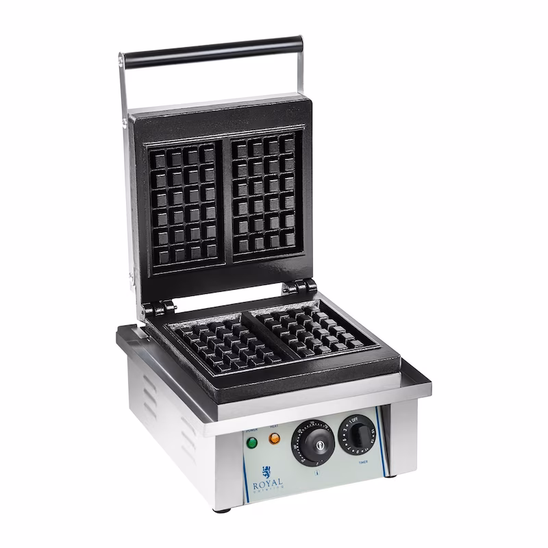 Helloshop26 - Professional square waffle iron, 1 x 2000 watt power, 3614064