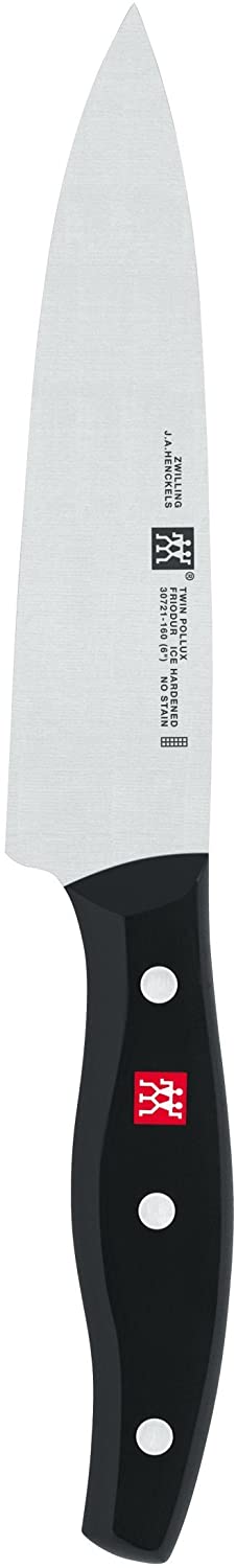 Zwilling 30720-081 Twin Pollux, stainless special steel, Zwilling special melt formula, riveted, solid material, plastic shells, 160 mm