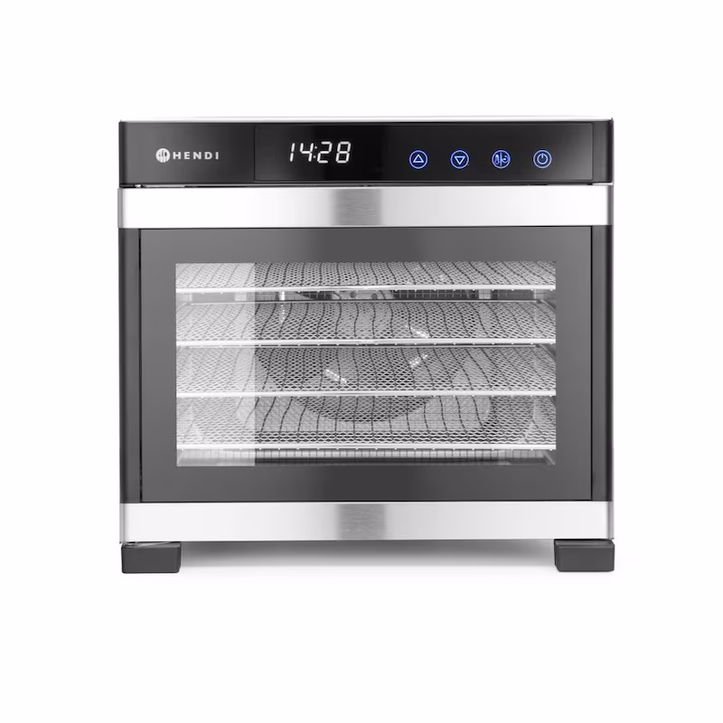 Hendi Food Dehydrator Profi Line with 6 trays, 650W, digital and transparent door