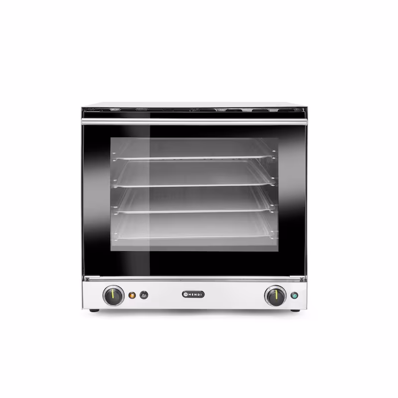 Hendi H90S hot air oven with steam injection, 2670W, up to 300°C and 2 fans