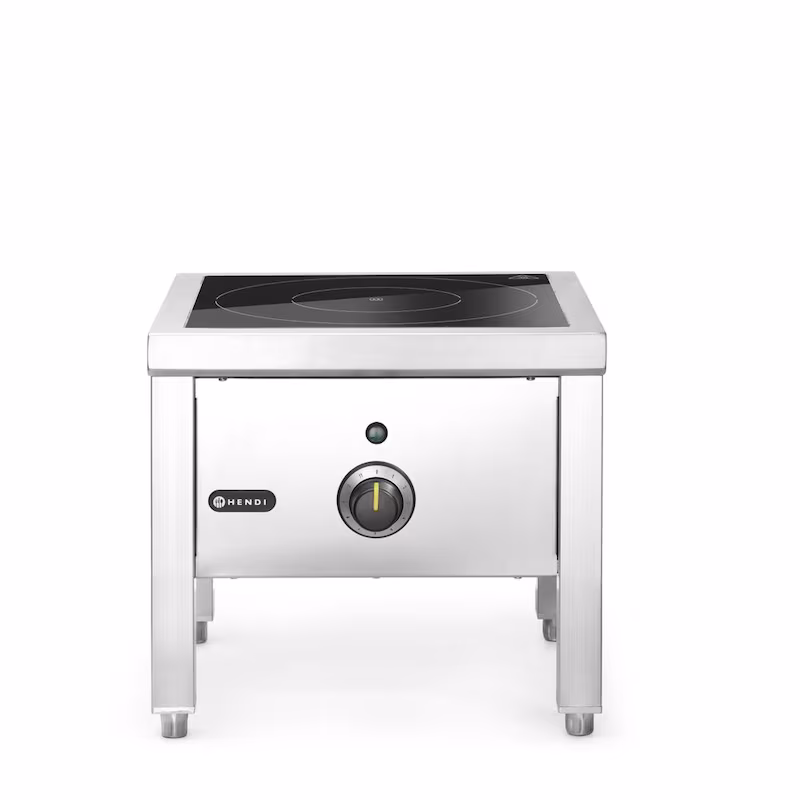 Hendi high-performance induction hob 5000W and 11 power levels at 400V