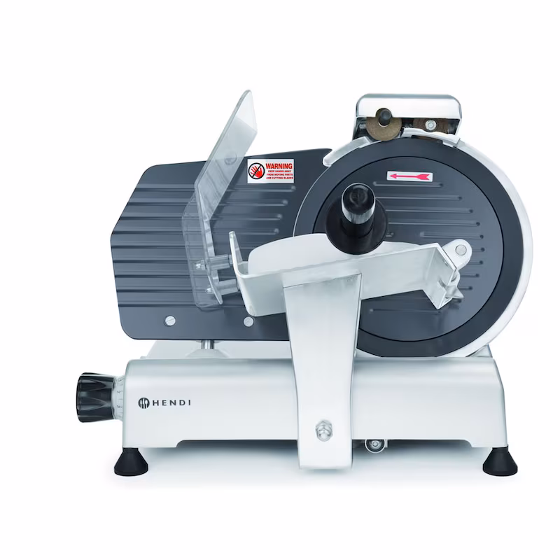 HENDI Kitchen Line 250 slicer with Teflon coating, Kitchen Line, 230V/150W, 494x402x(H)398mm