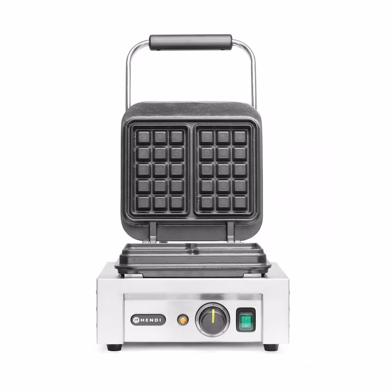 HENDI Waffle Iron Brussels, 230V/2200W, 330x520x(H)277mm