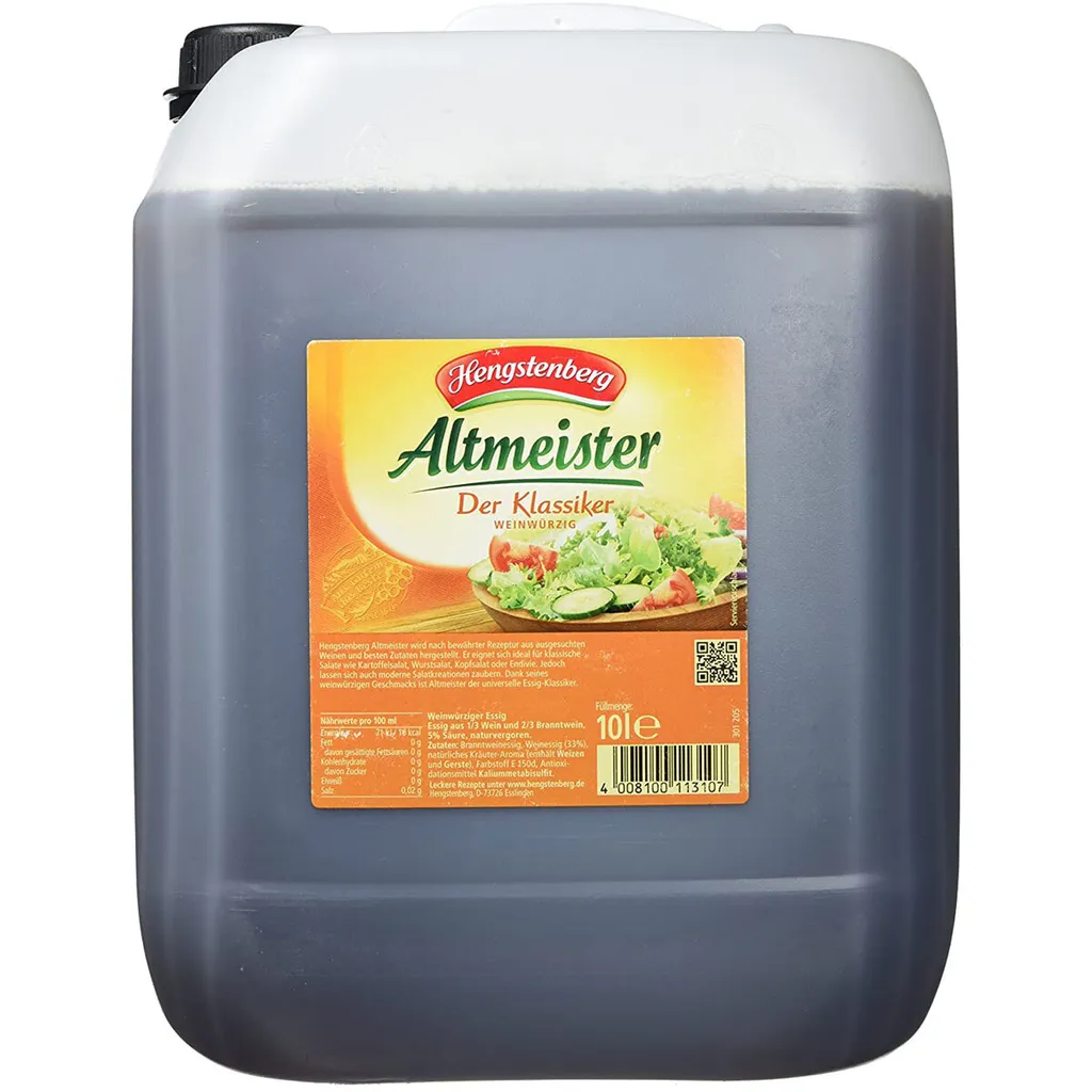 Hengstenberg Altmeister Vinegar, the classic in a 10000ml canister 10000 ml