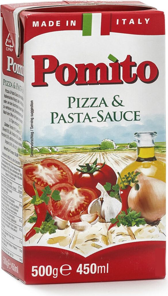Hengstenberg Pomito Pizza and Pasta Sauce Tomato Sauce 500g
