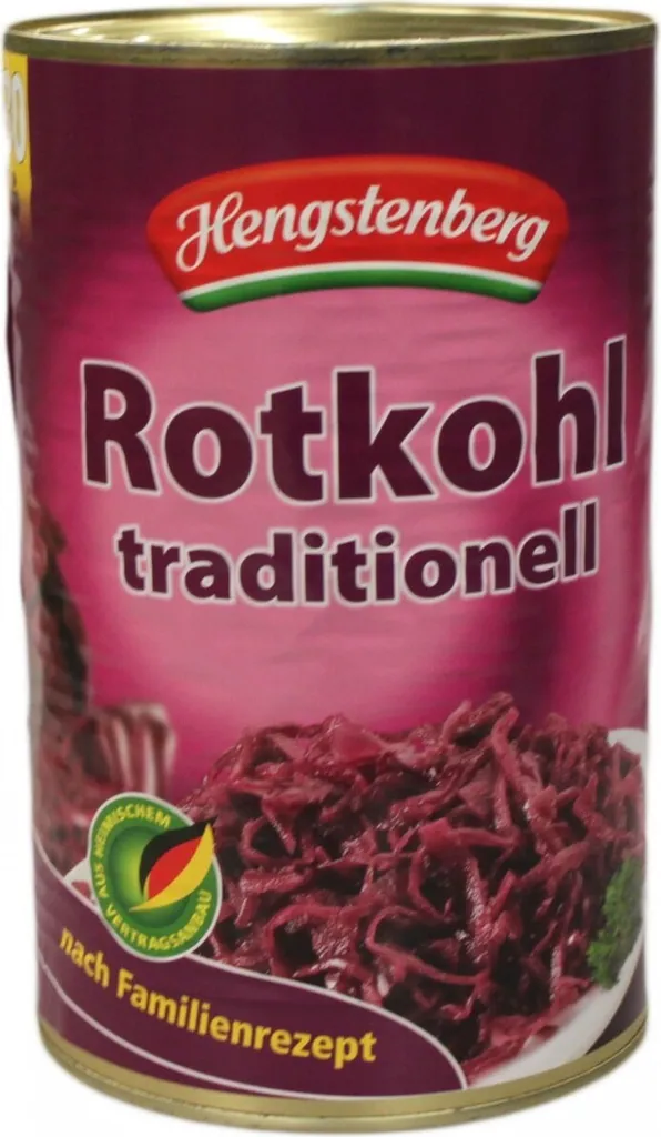 Hengstenberg Rotessa traditional red cabbage in a can 4040g