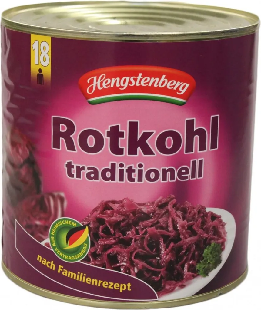 Hengstenberg Red Cabbage Traditional Style The Original in a Can 2650g