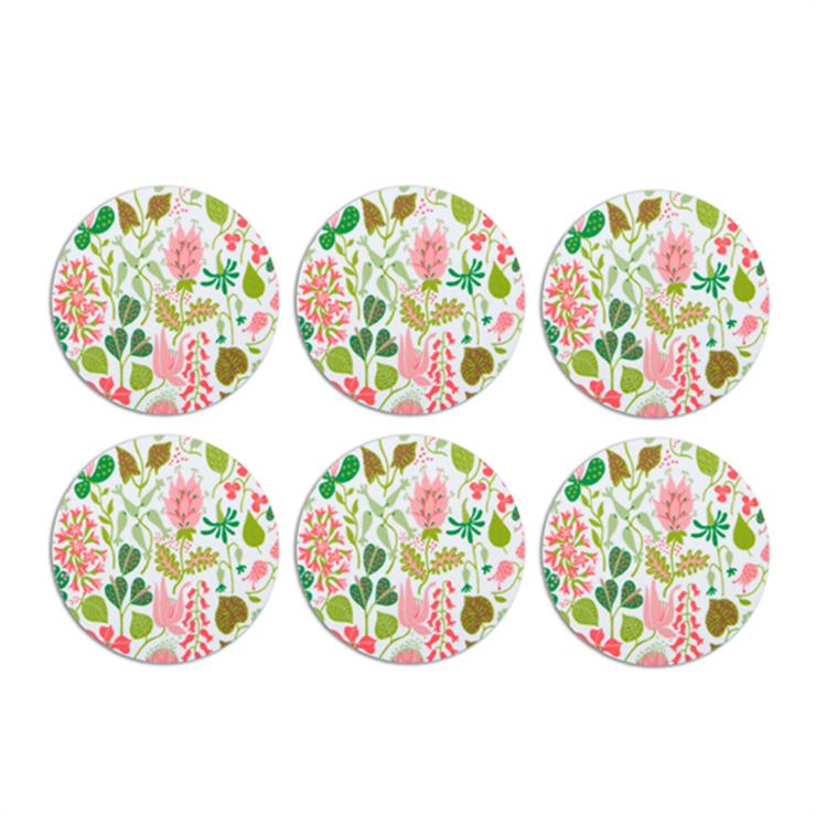 opto-design Herbarium Coaster 6 Pack