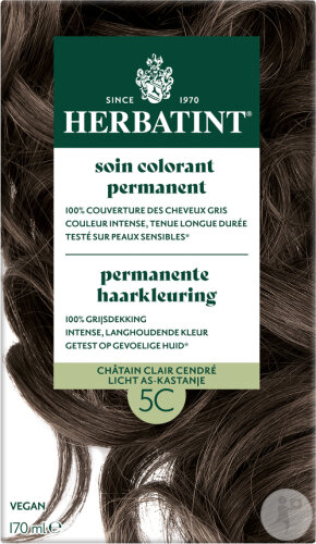 Herbatint Permanent Hair Colour 5C Light Ash Chestnut 1 Set
