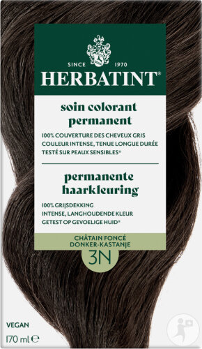 Herbatint Permanent Hair Coloring 3N Dark Chestnut 1 Kit