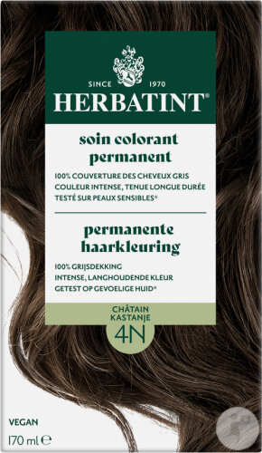 Herbatint Permanent Hair Coloring 4N Chestnut 1 Kit