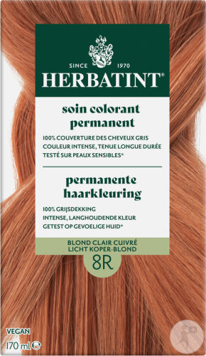 Herbatint Permanent Hair Color 8R Light Copper Blonde 1 Kit