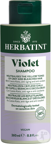 Herbatint Violet Shampoo White And Bleached Hair 260ml
