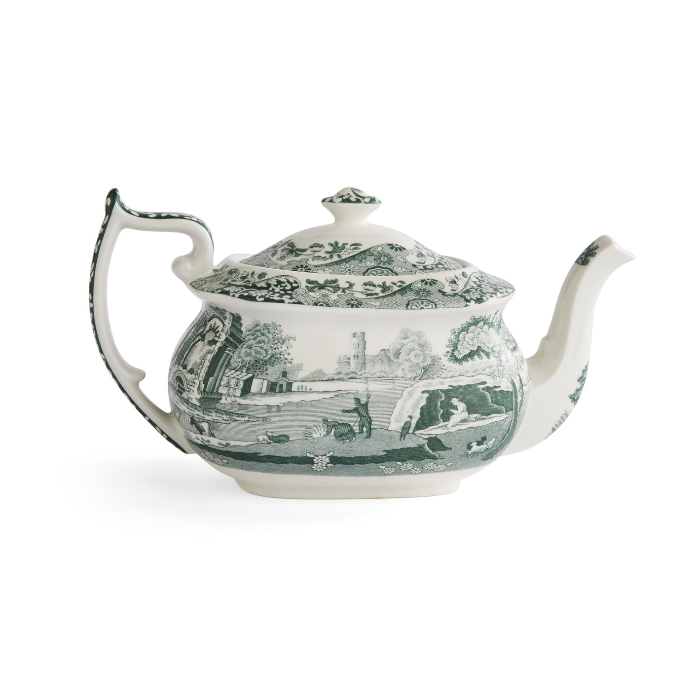 spode Heritage Green Italian Teapot