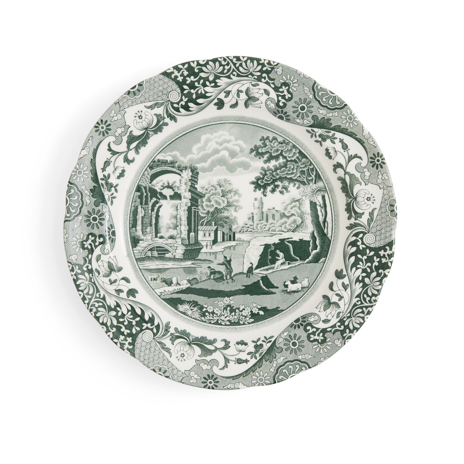 Heritage Green Italian Plate